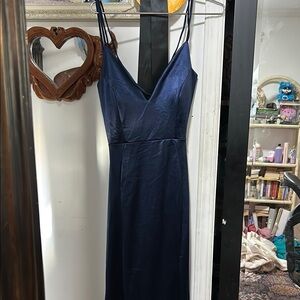 Elegant Navy Blue Dress